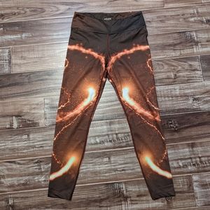 GRRRL Clothing sample leggings lava flow